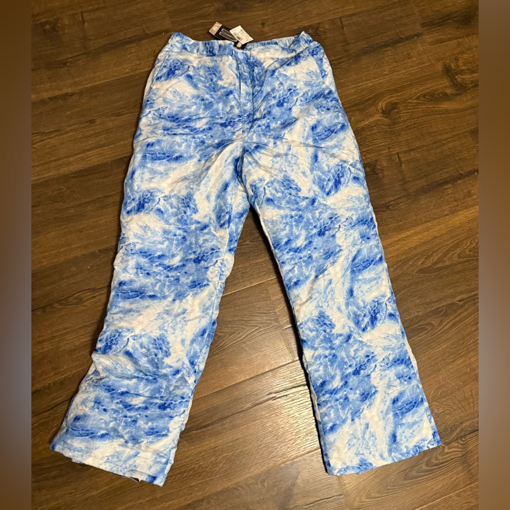 Girl print snow pants